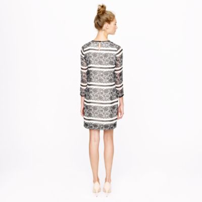 Jules dress in trompe l'oeil lace