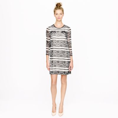 Jules dress in trompe l'oeil lace