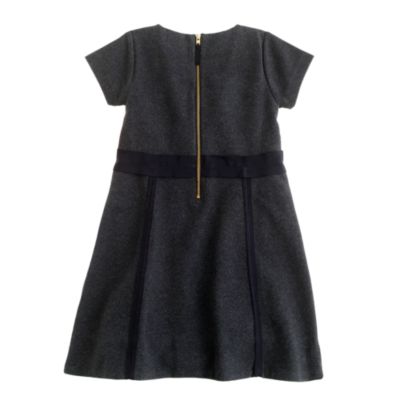 Girls' embellished ponte dress