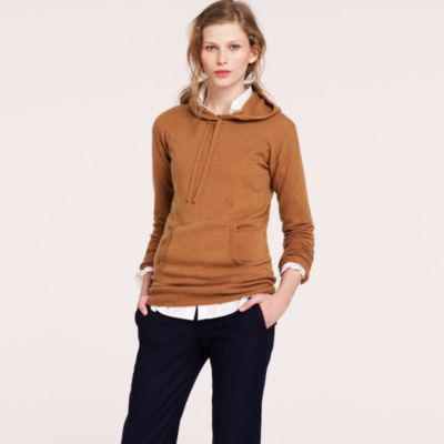 Cashmere popover hoodie