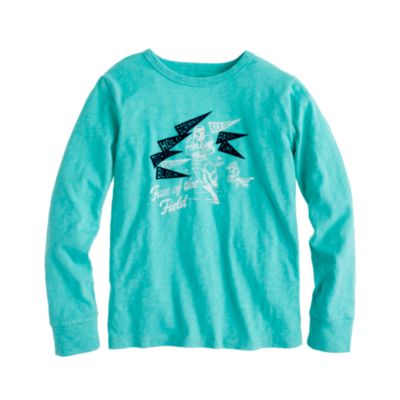 Boys' long-sleeve football scrimmage tee