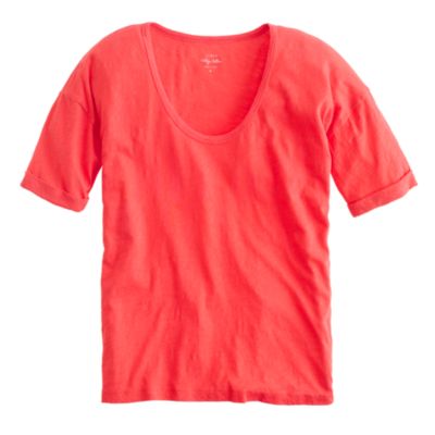 Vintage cotton drop-shoulder tee