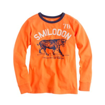 Boys' long-sleeve smilodon tee