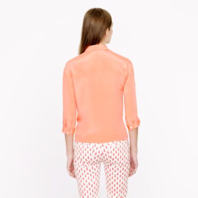 Collection silk crepe de chine popover