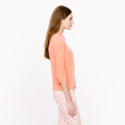 Collection silk crepe de chine popover