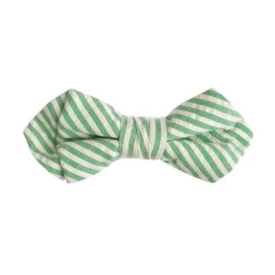 Boys' bow tie in seersucker