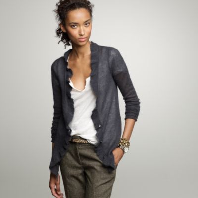 Lumi&egrave;re ruffle cardigan