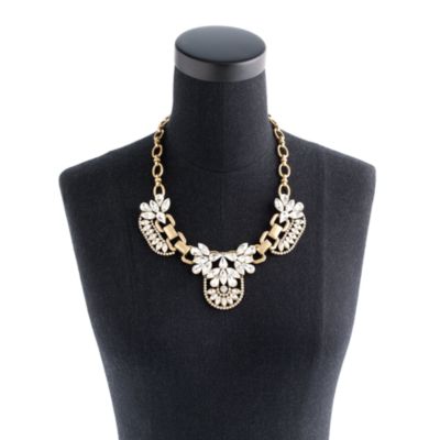 Crystal cluster necklace
