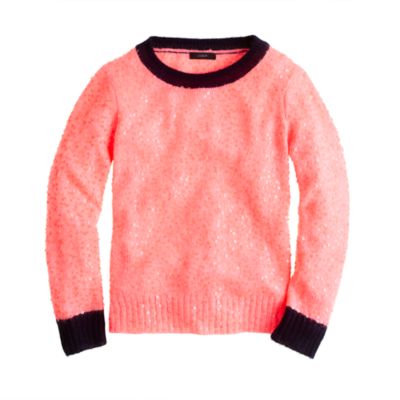 Scattered sequin sweater
