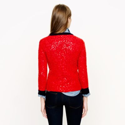 Scattered sequin sweater