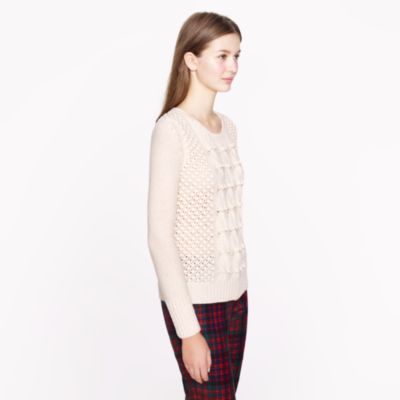 Handknit popcorn sweater