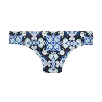 Bikini in navy paisley