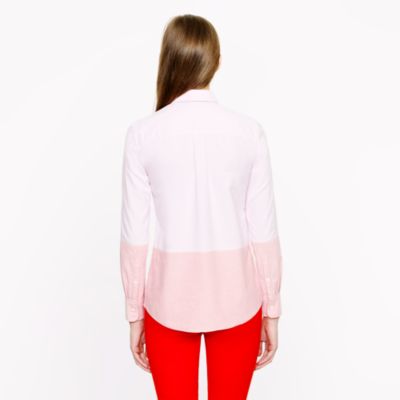 Boy shirt in colorblock oxford