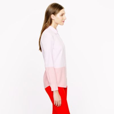 Boy shirt in colorblock oxford