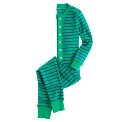 Boys' union suit in stripe