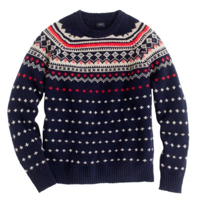 Lambswool Seaspey Fair Isle sweater