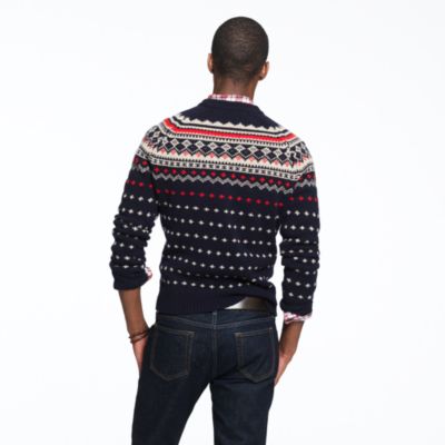 Lambswool Seaspey Fair Isle sweater