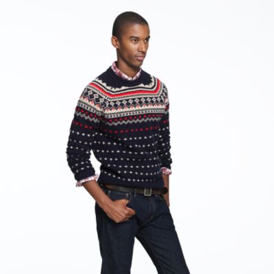 Lambswool Seaspey Fair Isle sweater