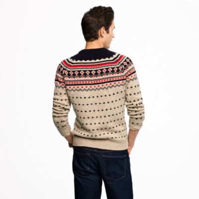 Lambswool Ayrshire Fair Isle sweater