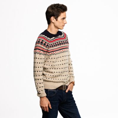 Lambswool Ayrshire Fair Isle sweater