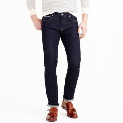 484 selvedge jean in resin crinkle wash