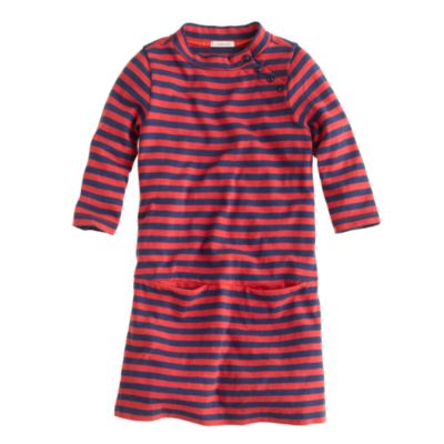 Girls' mini Jules dress in stripe