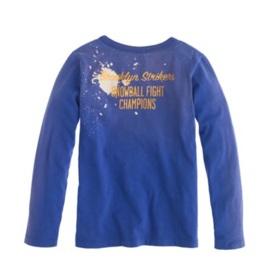 Boys' long-sleeve snowball champions tee