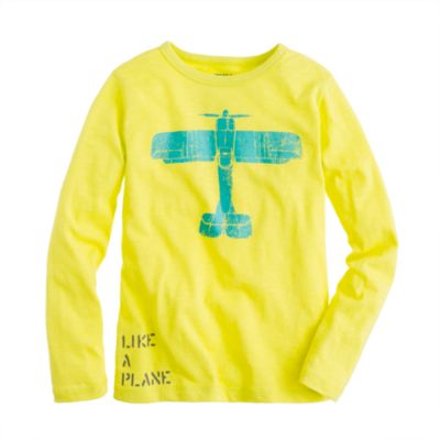 Boys' long-sleeve like a Bird tee