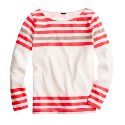 Sailor tee in engineered stripe