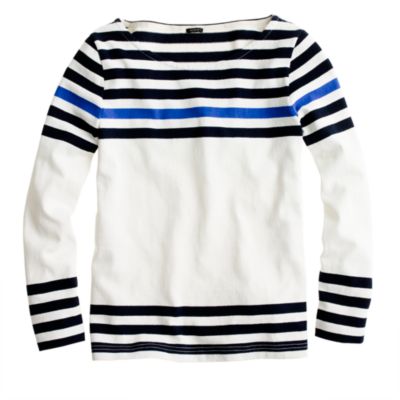 Sailor tee in engineered stripe