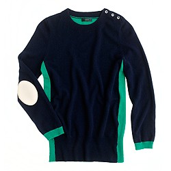 Dream colorblock elbow-patch sweater