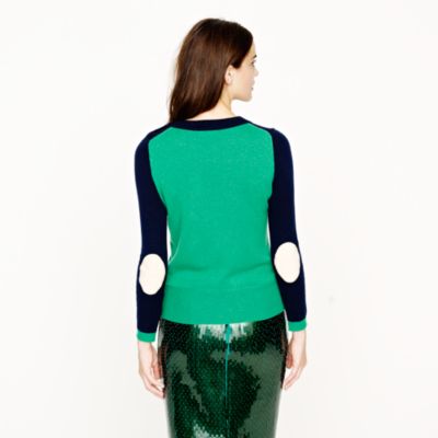 Dream colorblock elbow-patch sweater