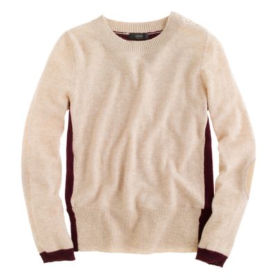 Dream colorblock elbow-patch sweater