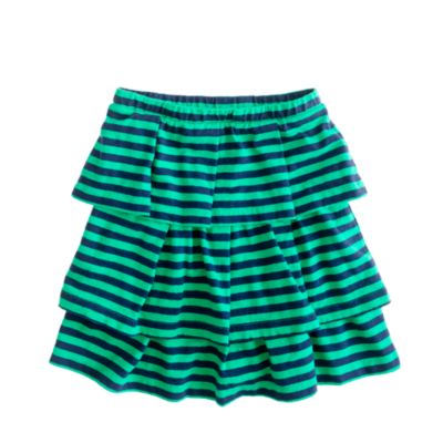 Girls' cupcake skirt in stripe