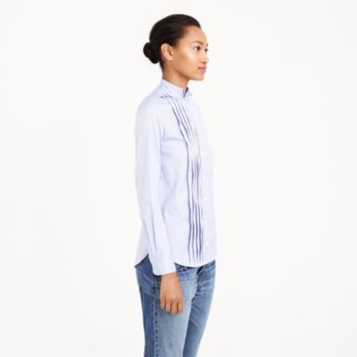 Thomas Mason&reg; for J.Crew tuxedo shirt in blue