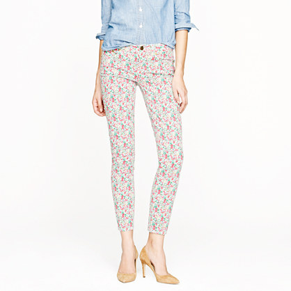 Liberty toothpick jean in Emma and Georgina floral
