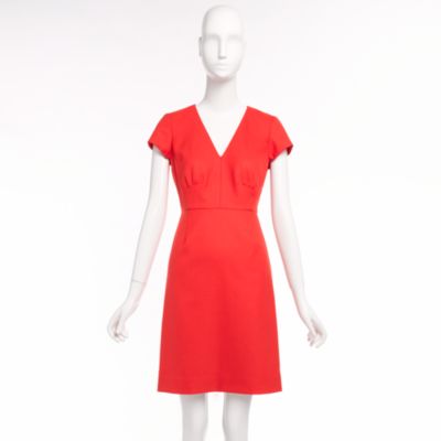 Factory workday dress in wool flannel