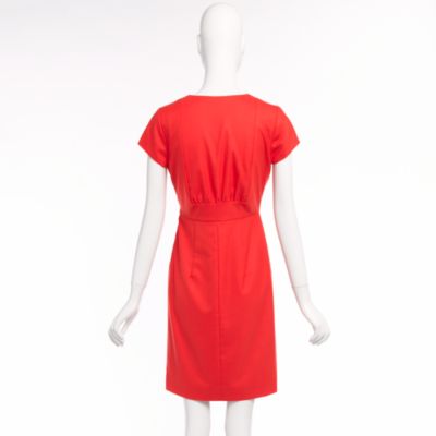 Factory workday dress in wool flannel