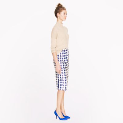 Collection No. 2 pencil skirt in houndstooth sequin