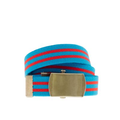 Boys' stripe elastic belt