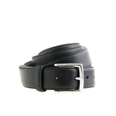 Classic leather dress belt