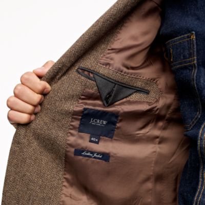 Ludlow sportcoat in harvest herringbone English wool
