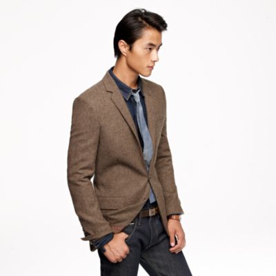 Ludlow sportcoat in harvest herringbone English wool