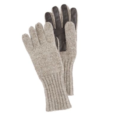 Wool gloves with TouchTec&reg; palm patch
