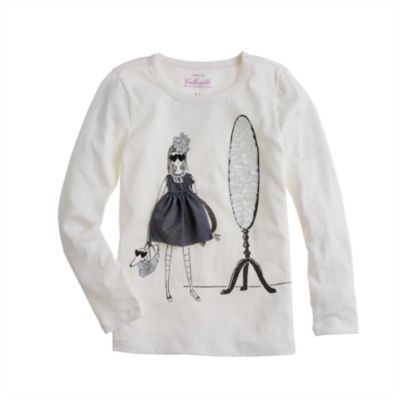 Girls' long-sleeve party-perfect tee