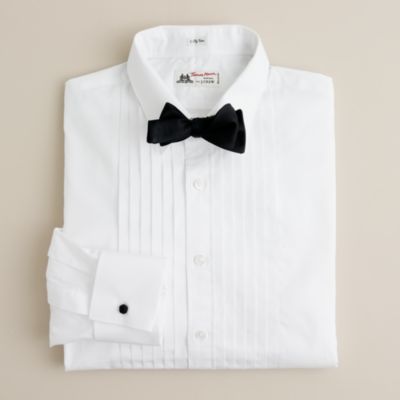 Thomas Mason&reg; fabric windsor tuxedo shirt