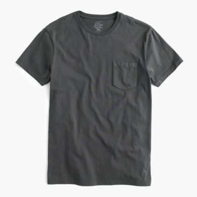 Slim broken-in pocket tee