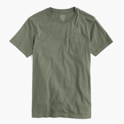 Slim broken-in pocket tee