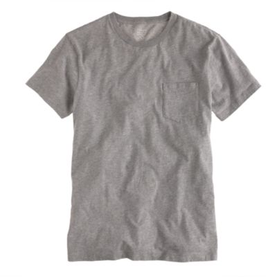 Slim broken-in pocket tee