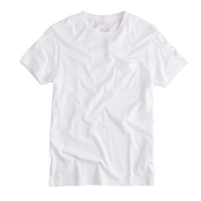 Slim broken-in pocket tee